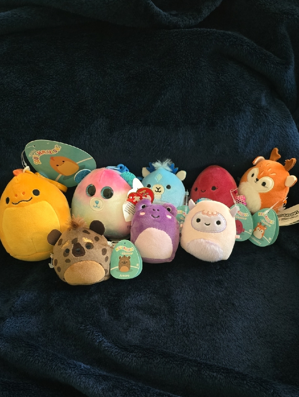 Squishmallows Colorful Mini Plush Set - 8